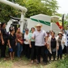 Vinces recibe tres cosechadoras de arroz para beneficiar a 83 familias productoras