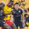 Barcelona goleó 5-1 al Aucas y escaló a la segunda posición
