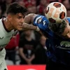 Piero Hincapié cayó en la final de la Europa League