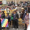 Indígenas colombianos protestan en la frontera con Ecuador por la destrucción de puentes