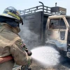 6 vehículos quedaron calcinados en un incendio en Guayaquil 