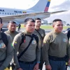 55 bomberos ecuatorianos recibieron reconocimiento por su labor en Chile