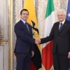 Noboa concluyó su visita a Italia con reuniones sobre seguridad