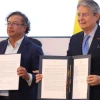 Ambiente, seguridad e integración marcaron reunión de Lasso y Petro en Tulcán