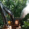 3 campamentos de minería ilegal fueron destruidos en Orellana 