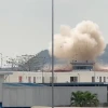 La Roca sufrió daños tras detonarse un dron con explosivos