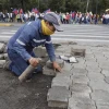Quiteños salieron a minga para reparar daños en la capital