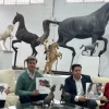 Jorge Montalvo, el escultor ecuatoriano que inmortaliza caballos en Iberoamérica