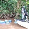 Las Fuerzas Armadas encontraron 715 galones con acetona en Sucumbíos