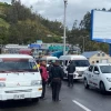 Transportistas bloquean frontera entre Colombia y Ecuador
