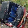 Volcamiento de un bus dejó 19 heridos 