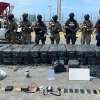La Armada detuvo a 21 personas que navegaban con 3,2 toneladas de droga