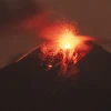 La caída de ceniza del Sangay persiste