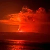 El volcán Fernandina, en Galápagos, inició un nuevo proceso eruptivo