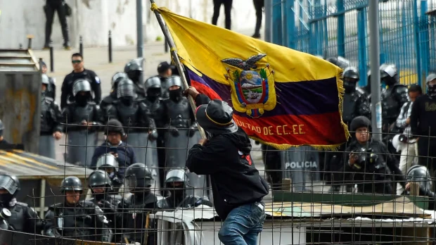 Asamblea de Ecuador rechaza presunto intento de desestabilización en medio de protestas