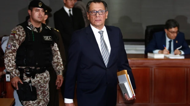 Glas vuelve a la cárcel de Ecuador tras anularse el habeas corpus