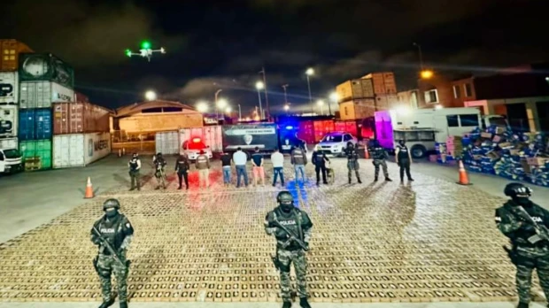 6 toneladas de cocaína que iban a España fueron incautadas en Guayaquil