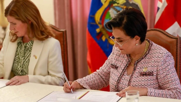 Ecuador y Reino Unido firmaron acuerdos 