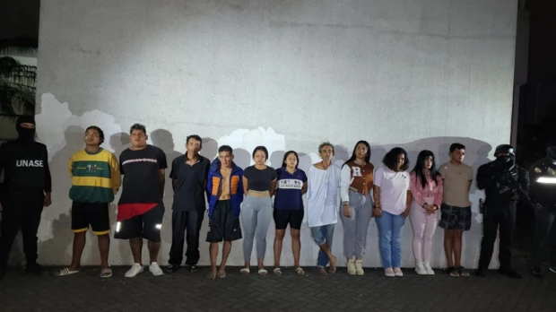 Operación policial rescata nueve personas y detiene a 34 sospechosos 