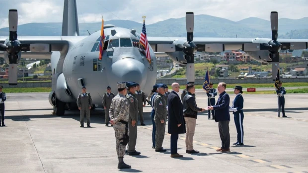 Avión militar de EE. UU. llegó a Manta antes del anuncio de operación temporal