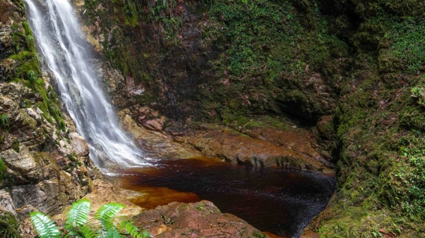 La Cascada de Los Dioses está en Nangaritza