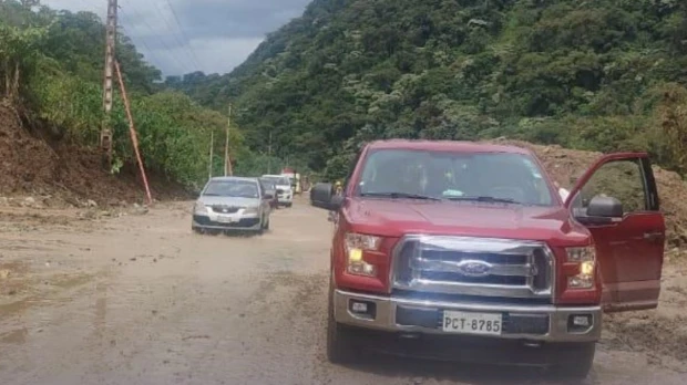 La vía entre Quito y Baeza fue habilitada tras deslizamientos
