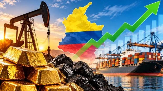 Exportaciones de Colombia crecieron 12,8 % hasta agosto impulsadas por oro y petróleo