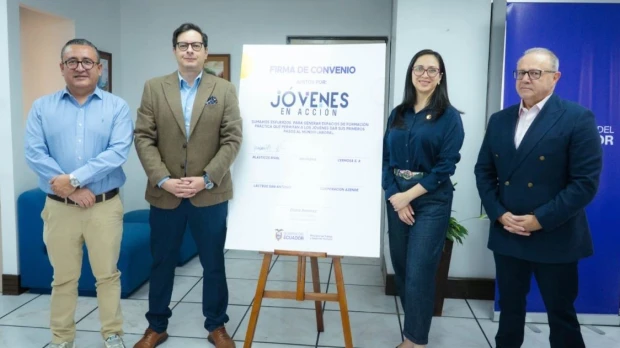 Jóvenes en Acción: nueve empresas se suman a la nueva fase del programa en Ecuador