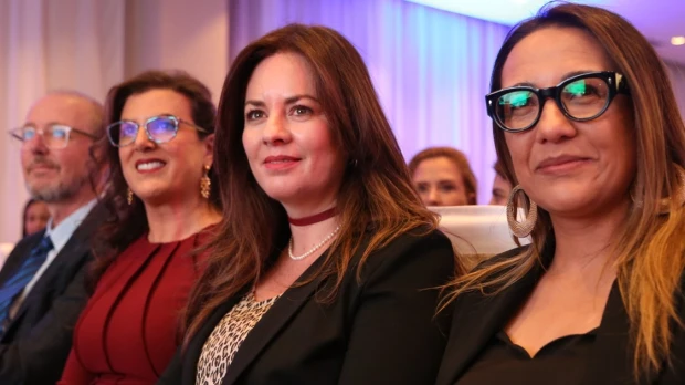 Rebeca Illescas participó en el evento WIM Ecuador