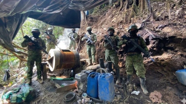 Ecuador busca aprovechar material aurífero incautado en minería ilegal 