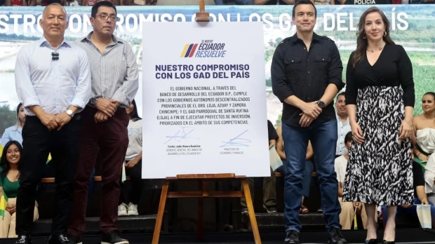 El Gobierno transfirió $ 3,1 millones a Zamora Chinchipe, Loja, El Oro y Azuay
