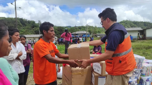 Familias damnificadas reciben asistencia humanitaria en Carchi