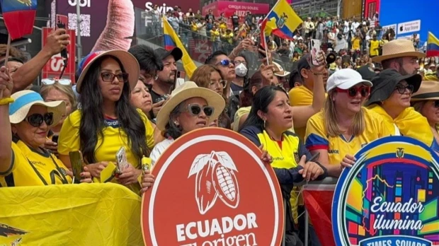 Ecuador hechizó a Times Square