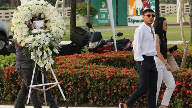 Último adiós a Mario Pineida, jugador del Barcelona asesinado en Guayaquil