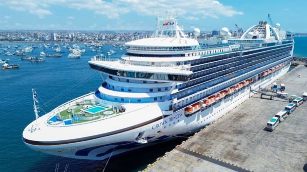 Manta recibe nuevo crucero internacional con más de 2.800 pasajeros