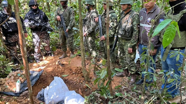 750 minas fueron encontradas en Lago Agrio