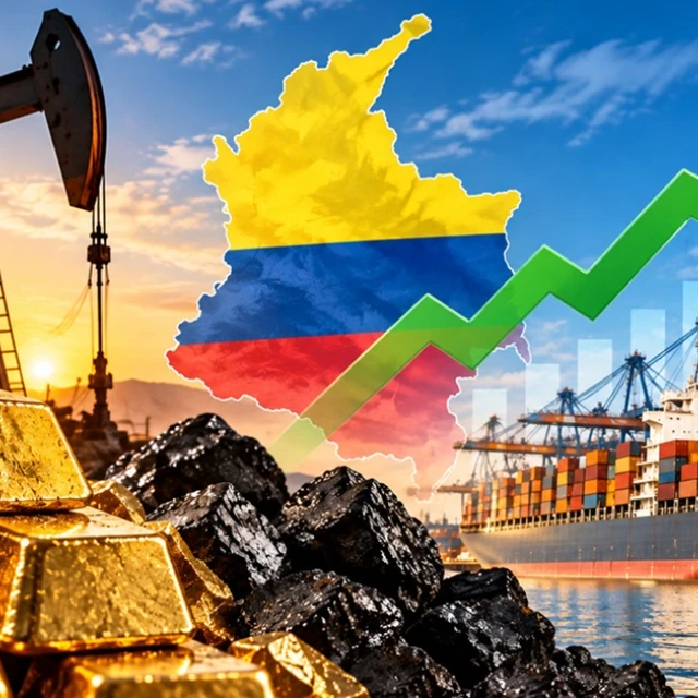Exportaciones de Colombia crecieron 12,8 % hasta agosto impulsadas por oro y petróleo
