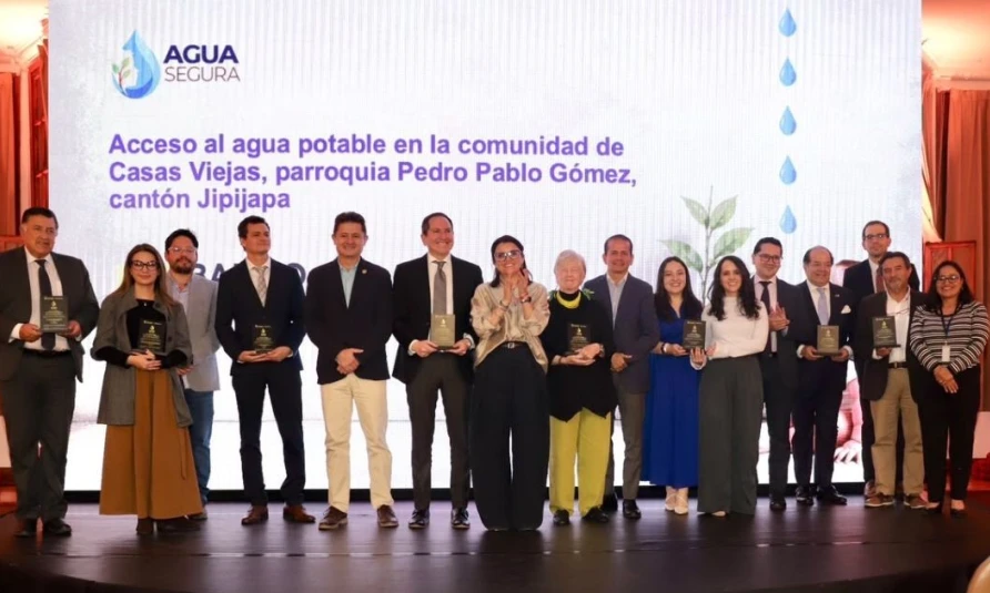 Ecuador reconoce 16 proyectos de agua segura que llegan a 145.160 personas